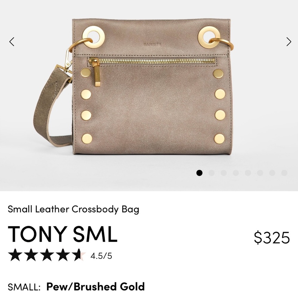 NWT Hammitt small leather crossbody bag